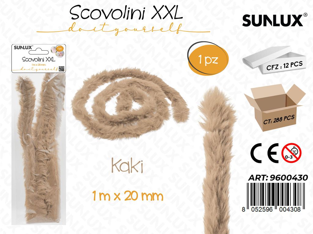 Sunlux Scovolini Xxl Kaki 1MT*20MM