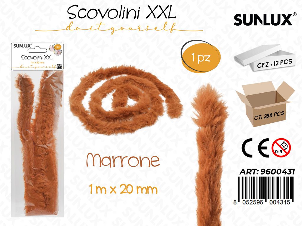 Sunlux Scovolini Xxl Marrone 1MT*20MM