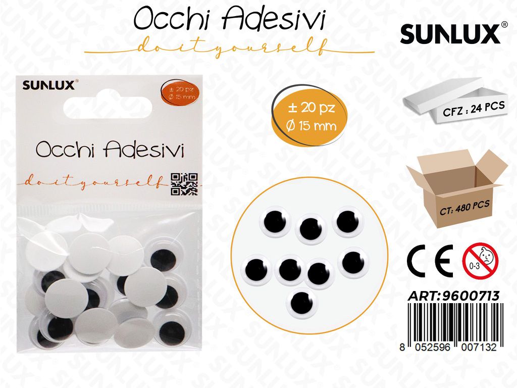Sunlux Occhi Dec. 20PCS D.15 Mm