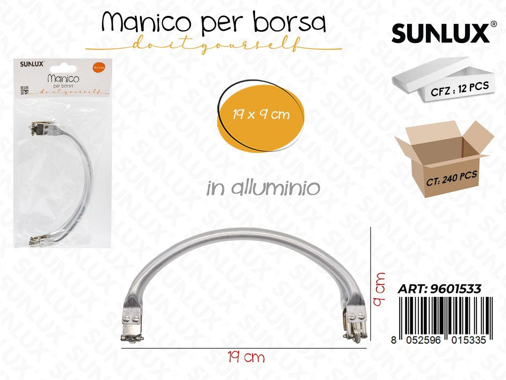 Sunlux Manico per Borsa Allum. 19*9CM