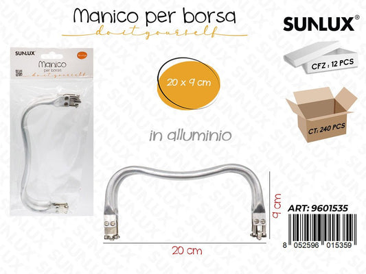 Sunlux Manico per Borsa Allum. 20*9CM