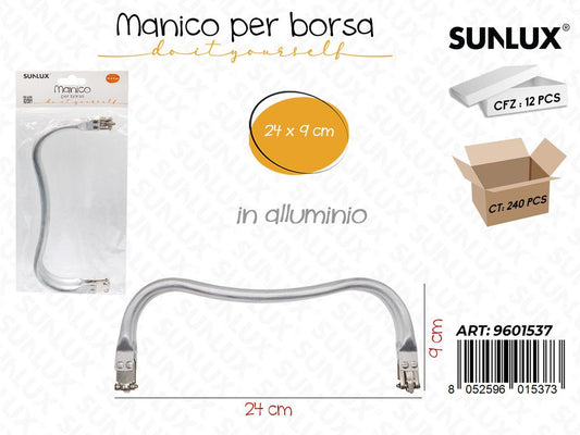 Sunlux Manico per Borsa Allum. 24*9CM