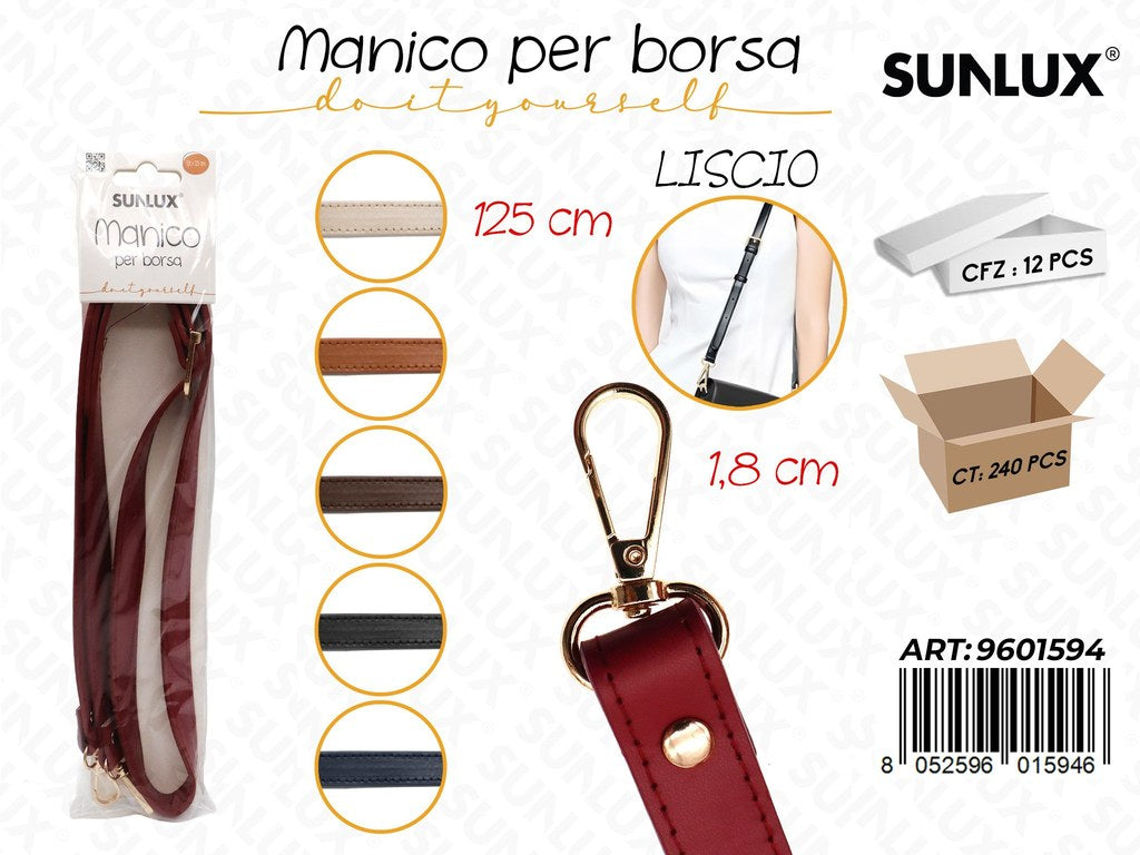 Sunlux Manico per Borsa Liscio Ass. 1.8*125CM