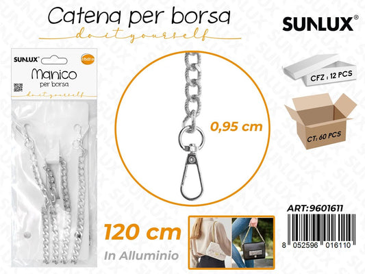 Sunlux Catena per Borsa Allum. Arg. 0.95*120CM