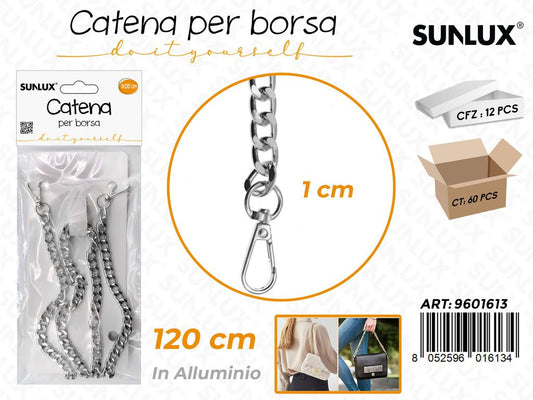 Sunlux Catena per Borsa Allum. Arg. 1*120CM