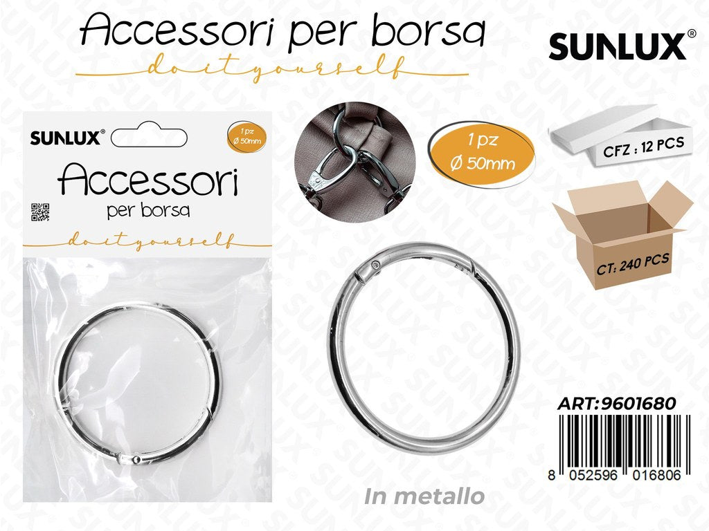 Sunlux Acc. per Borsa Metallo 50MM