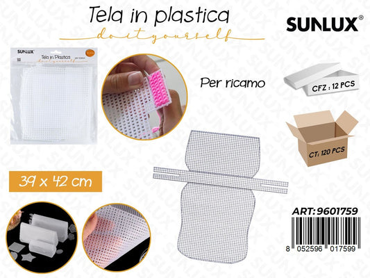 Sunlux Tela in Plast. per Ricamo 39*42CM