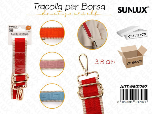 Sunlux Tracolla per Borsa Ass. 3.8CM