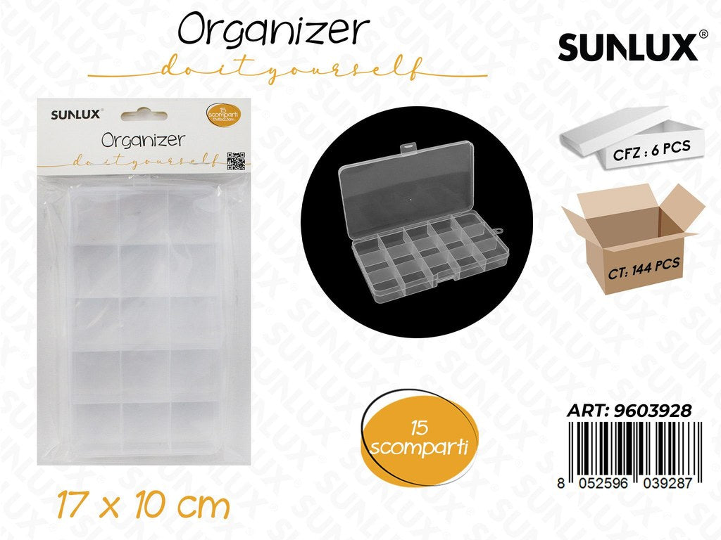 Sunlux Organizer 15 Scomp. 17*10CM