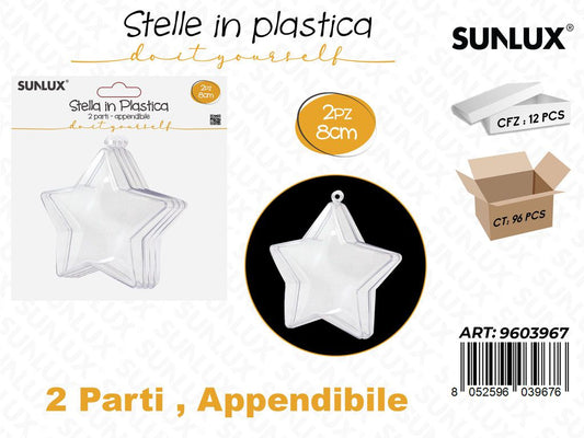 Sunlux Stella in Plast. Append. 2PCS 8CM