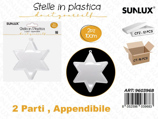Sunlux Stella in Plast. Append. 2PCS 10CM
