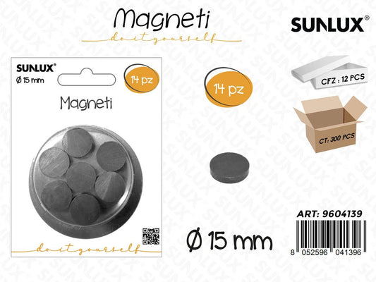 Sunlux Magneti 14PCS D.15MM