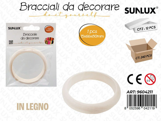 Sunlux Bracciale da Decorare 15*66*80MM