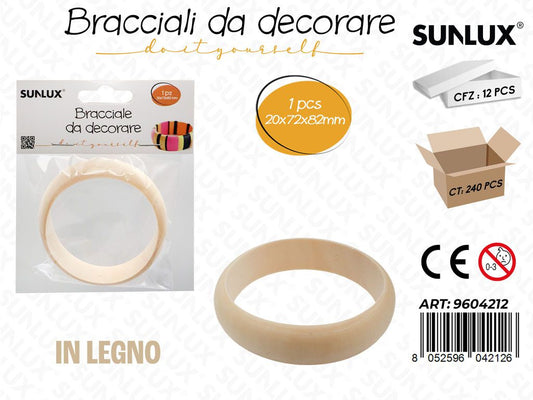 Sunlux Bracciale da Decorare 20*72*82MM