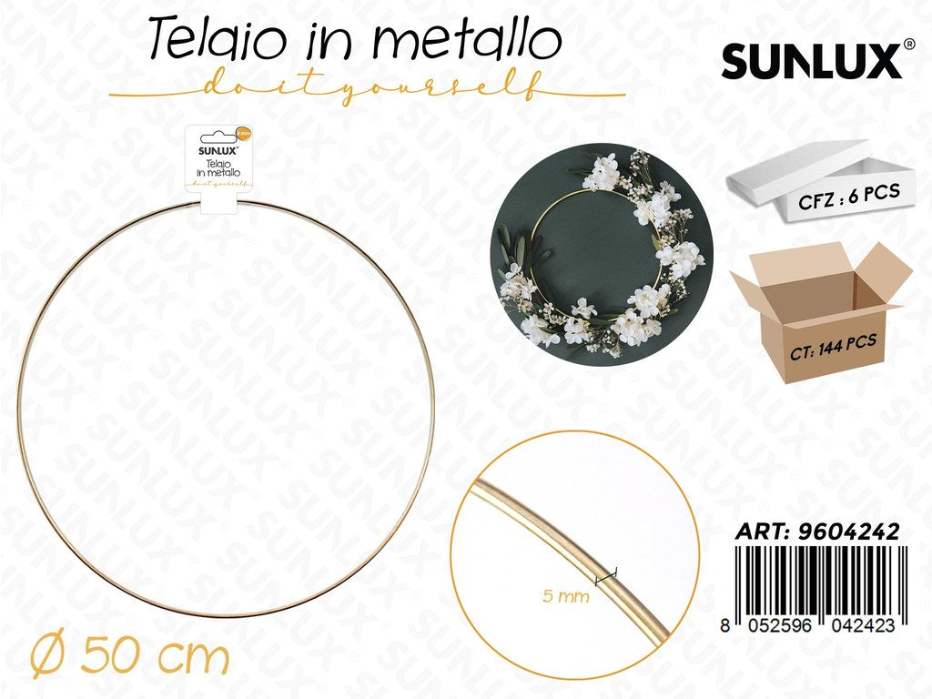 Sunlux Telaio in Metallo D.50CM*5MM