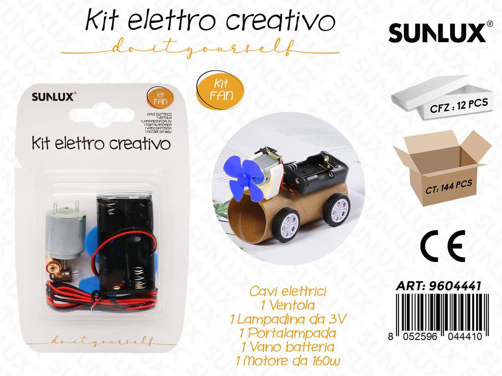 Sunlux Kit Elettrico Creativi Kit Fan