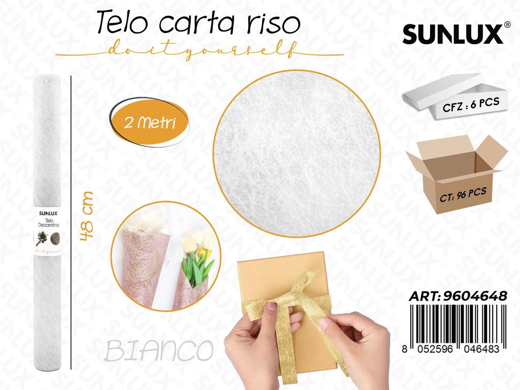Sunlux Cartaariso 2 Metri Bianco 48CM