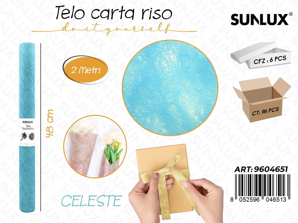 Sunlux Cartariso 2 Metri Celeste 48CM