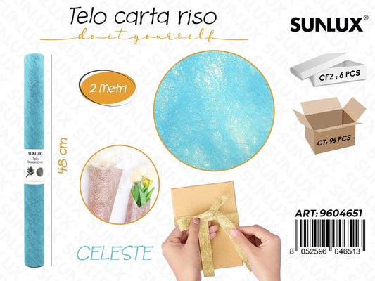 Sunlux Cartariso 2 Metri Celeste 48CM