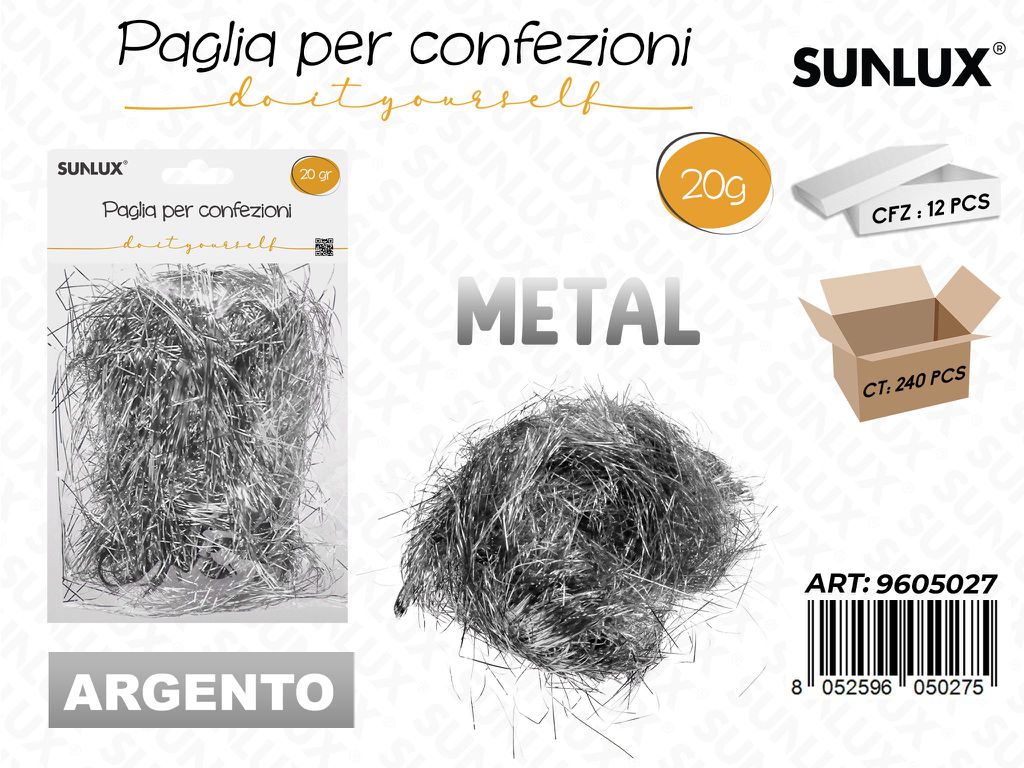 Sunlux Paglia per Confezioni Arg. Metal 20GR