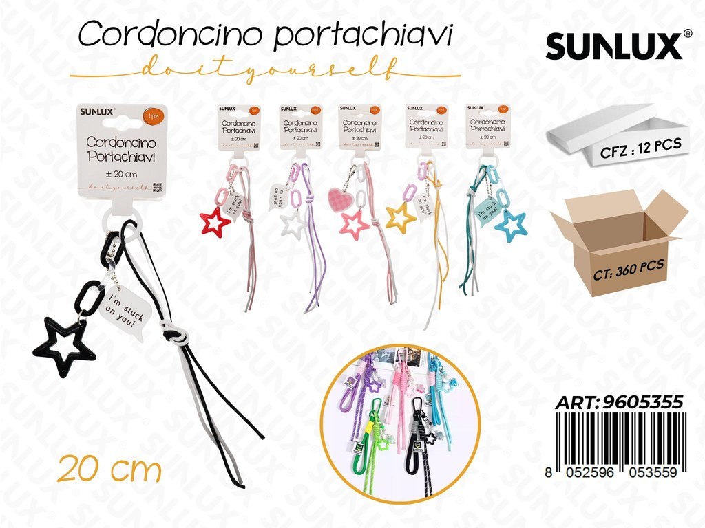 Sunlux Cordoncino Portachiavi Ass. 20CM