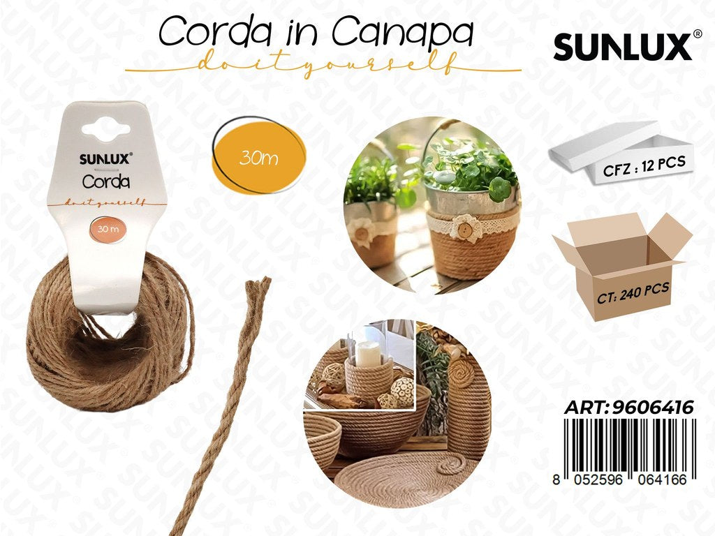 Corda in Canapa 30MT
