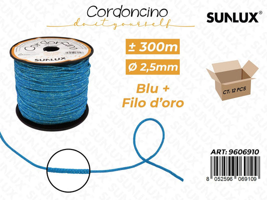 Sunlux Cordoncino Blu 300MT*2.5MM