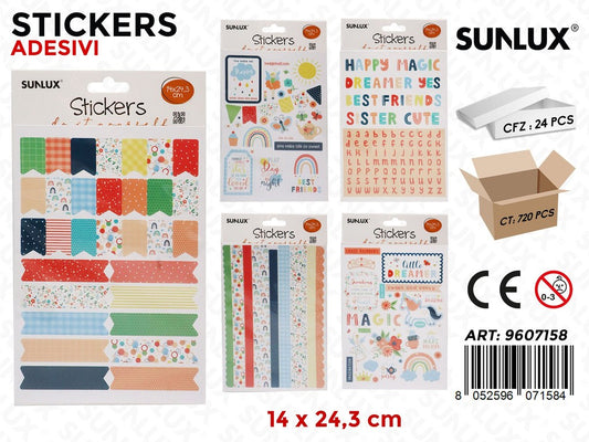 Sunlux Stickers Adv 14*24.3CM