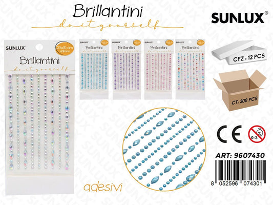 Sunlux Brillantini Adv 10*23CM Ass.