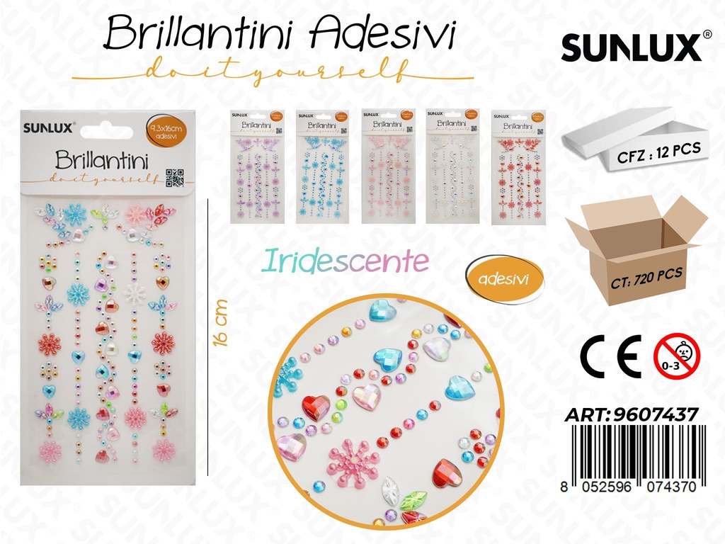Sunlux Brillantini Adv Iridesc. 9.3*16CM