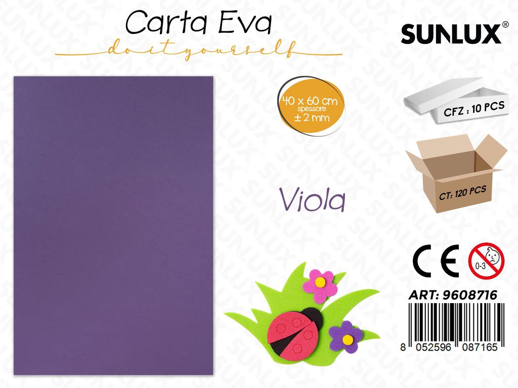 Sunlux Carta Eva Viola 40*60CM*2MM
