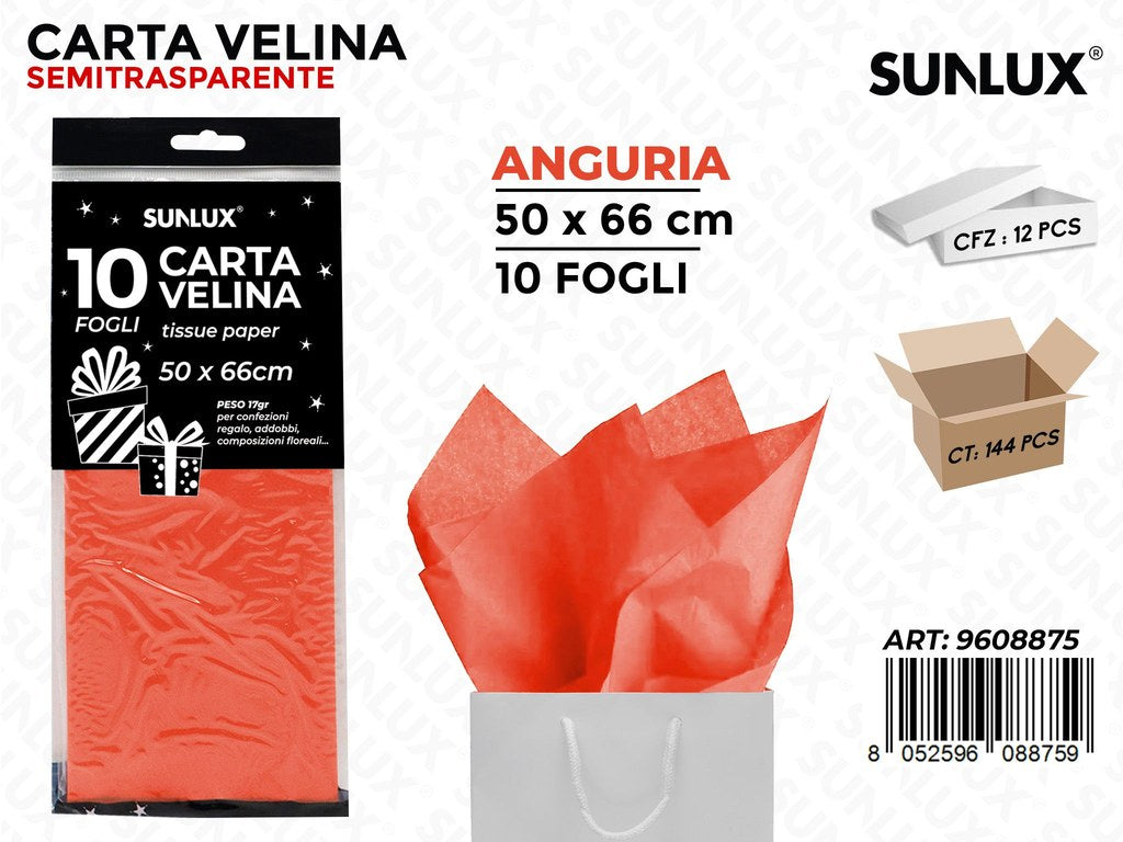 Sunlux Carta Velina Anguria 50*66CM 10FF