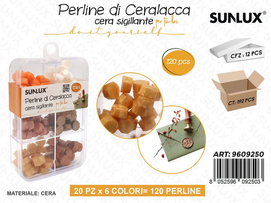 Sunlux Perline in Ceralacca per Timbri 120PCS
