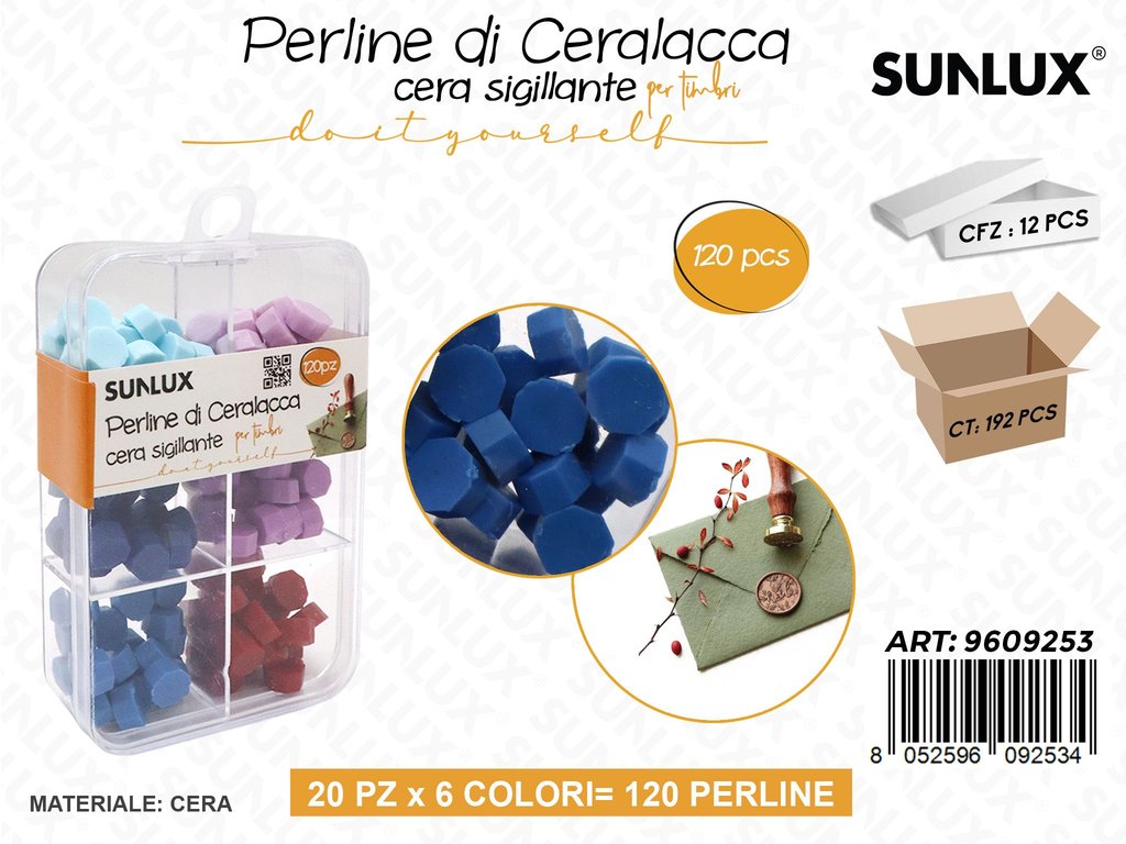 PERLINE IN CERALACCA PER TIMBRI 120PCS