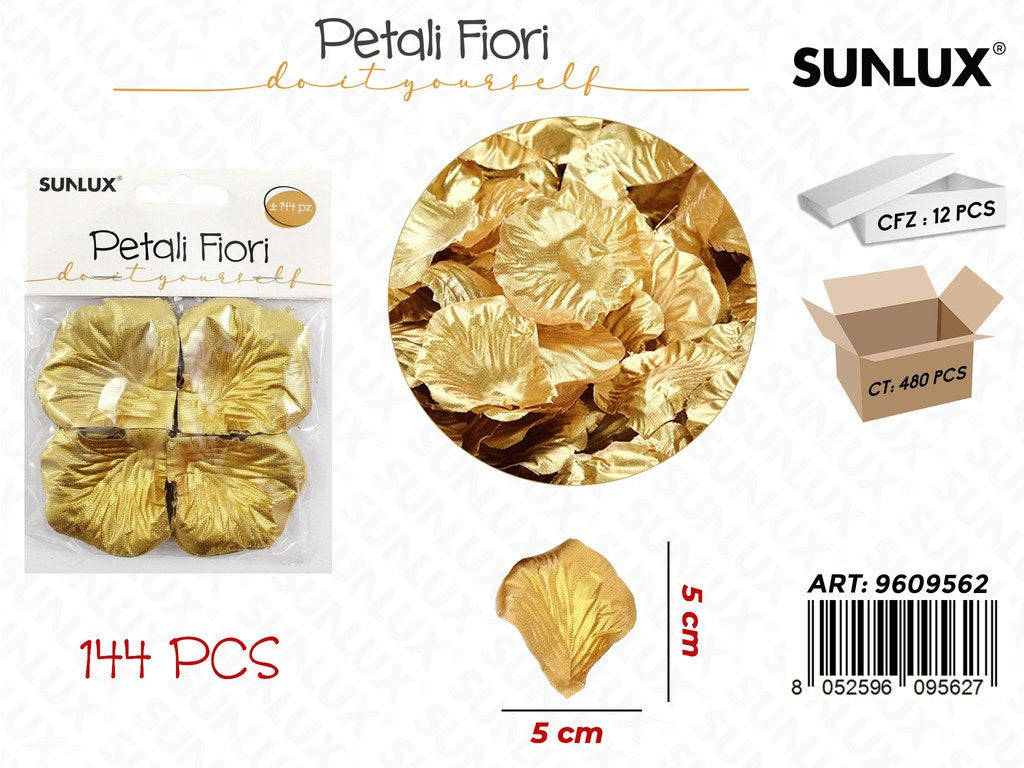 Sunlux Petali Fiori Oro 144PCS 5*5CM