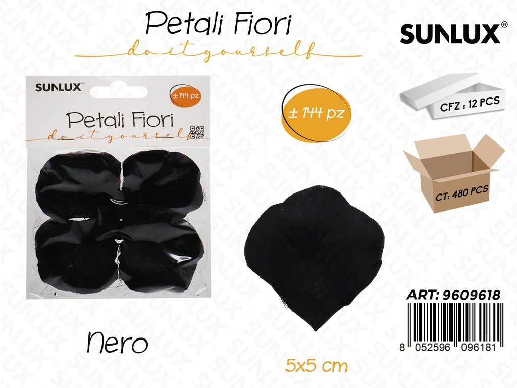 Sunlux Petali Fiori NERO144PCS 5*5CM