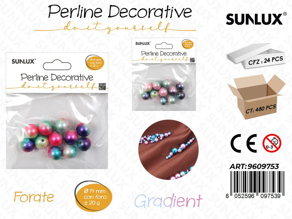 Sunlux Perline Dec. Forate Gradient D.14MM 20G