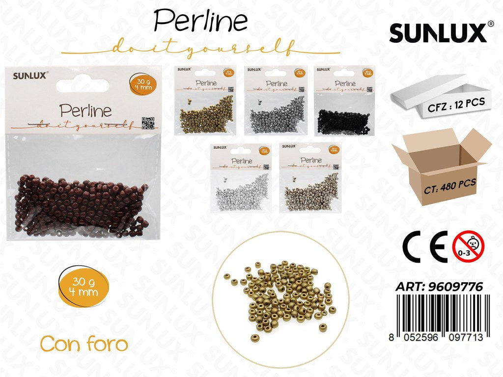 Sunlux Perline Ass. c/ Foro 4MM 30GR