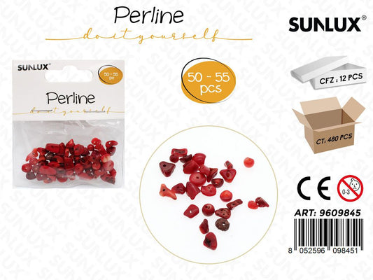 Sunlux Perline Rosse 50-55PCS