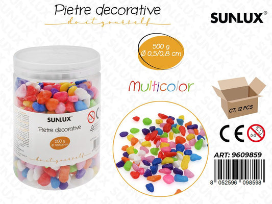 Sunlux Pietre Dec. Multicolor 500GR 0.5-0.8CM