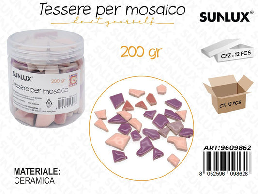 TESSERE MOSAICO CERAMICA 200GR
