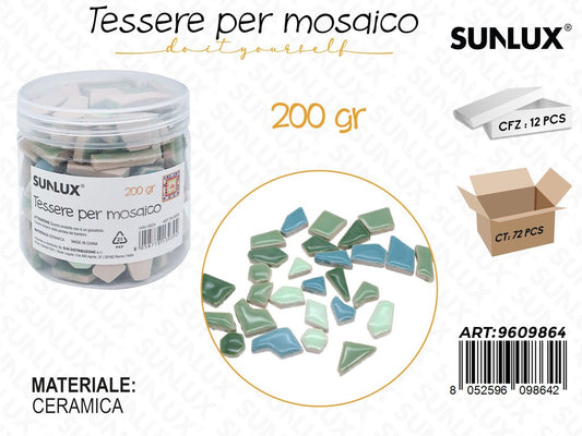 Sunlux Tessere Mosaico Ceramica 200GR