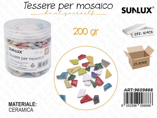 TESSERE MOSAICO CERAMICA 200GR