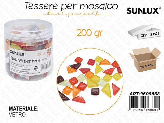 Sunlux Tessere Mosaico Vetro 200GR