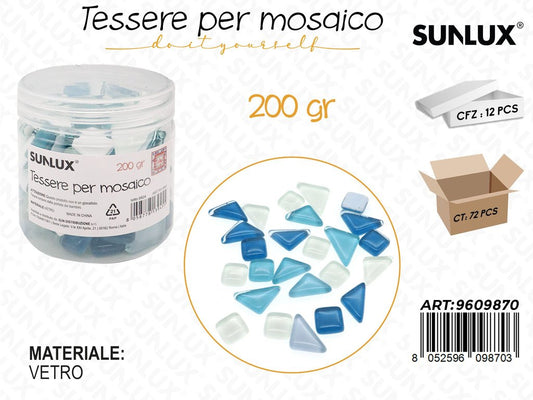 TESSERE MOSAICO VETRO 200GR