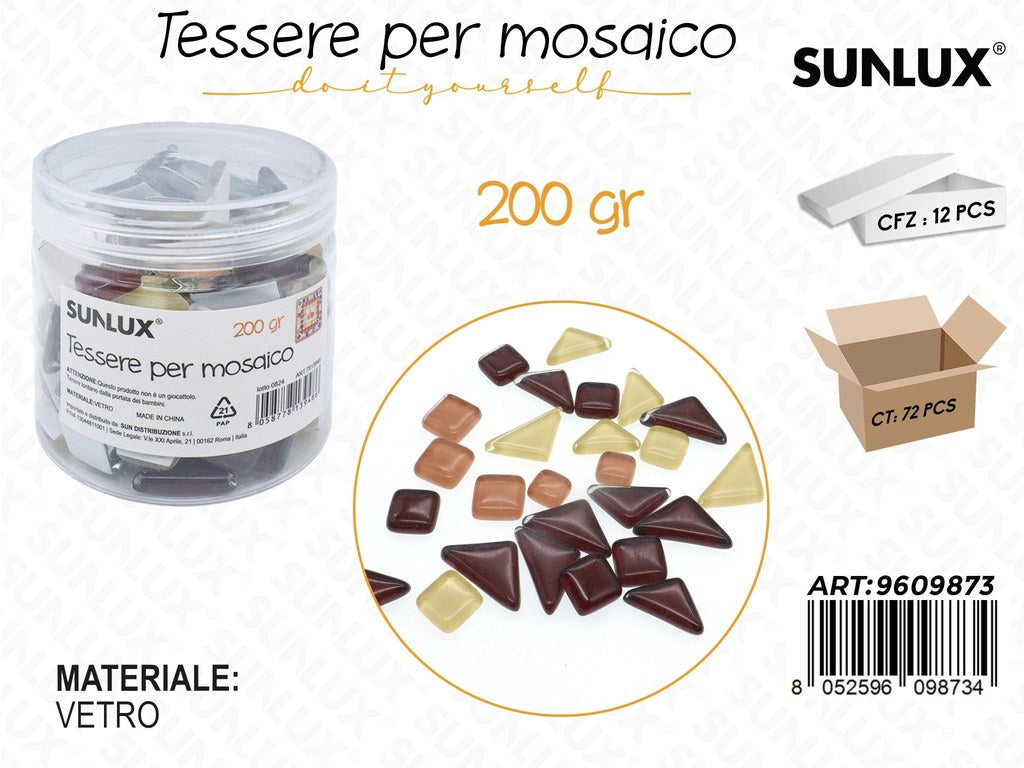 TESSERE MOSAICO VETRO 200GR