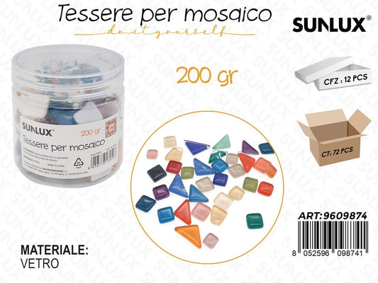 Sunlux Tessere Mosaico Vetro 200GR