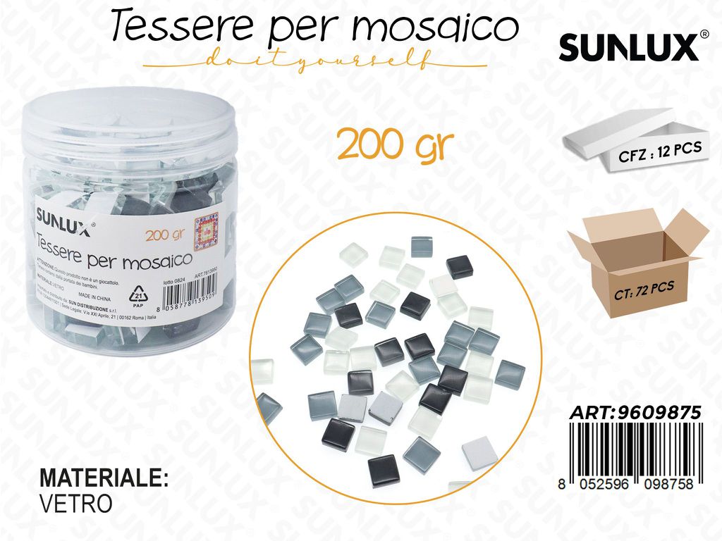 Sunlux Tessere Mosaico Vetro 200GR