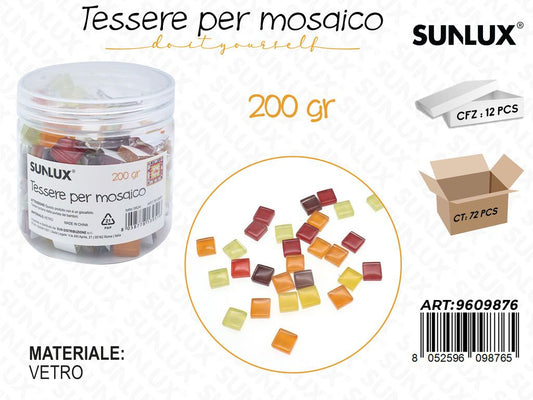 Sunlux Tessere Mosaico Vetro 200GR