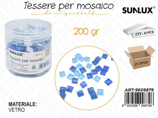 TESSERE MOSAICO VETRO 200GR